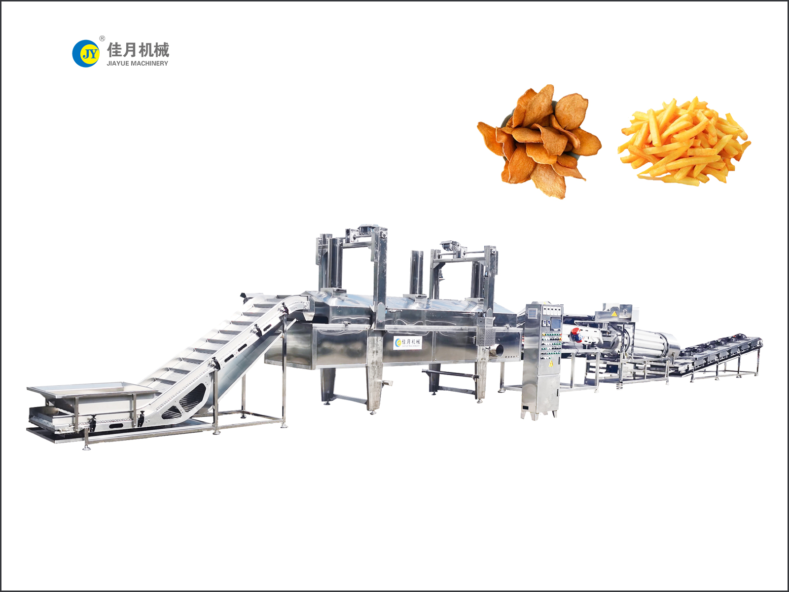 薯?xiàng)l片連續(xù)生產(chǎn)線